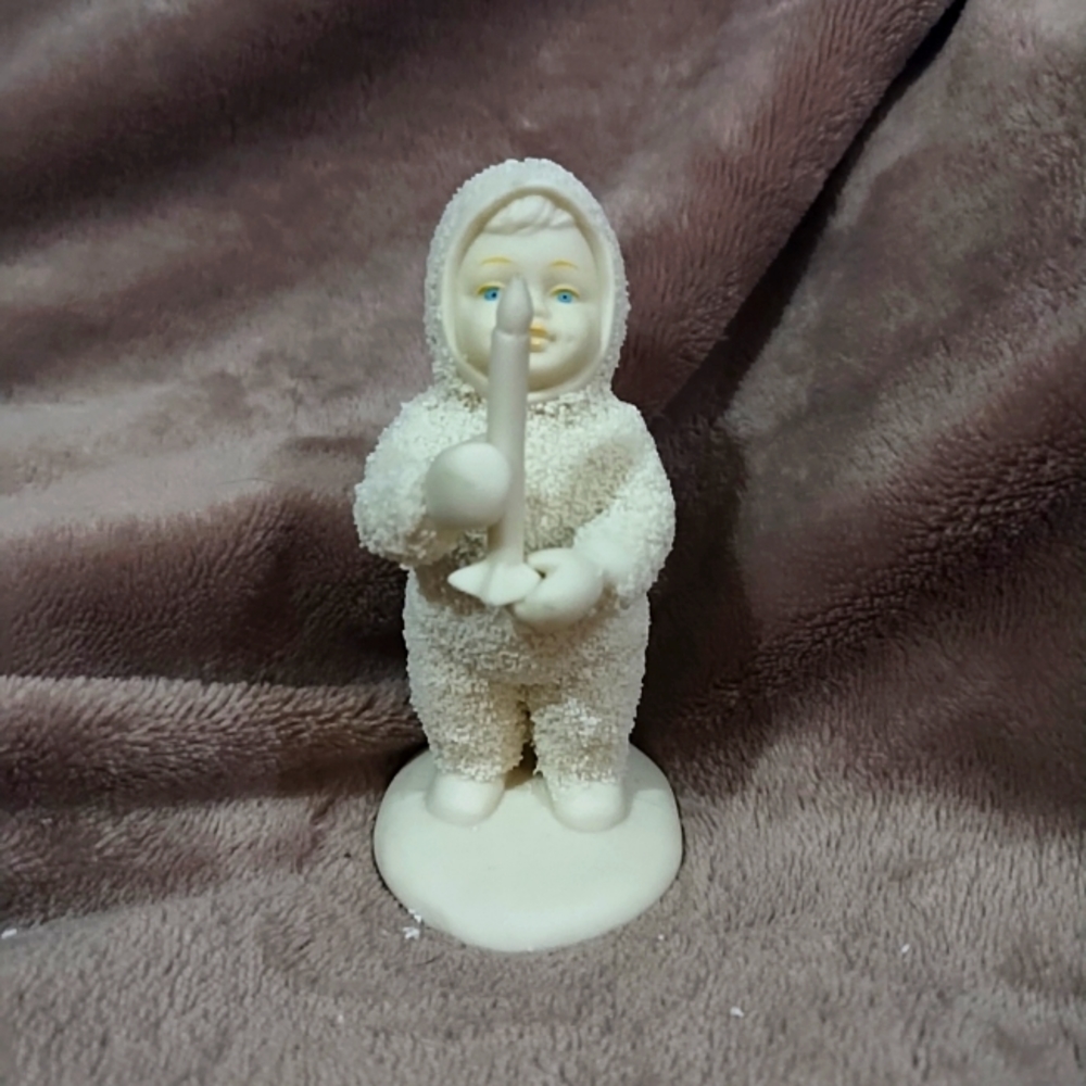 Snowbabies Angel Holding Candle